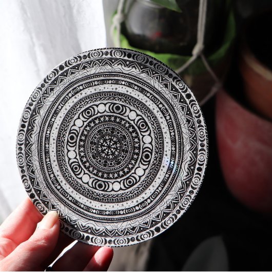 Moon Child Mandala Triple Moon Witch Feestdagenkaart