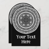 Moon Child Mandala Triple Moon Witch Kaart (Voorkant / Achterkant)