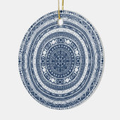 Moon Child Mandala Triple Moon Witch Keramisch Ornament (Links)