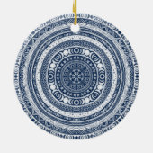 Moon Child Mandala Triple Moon Witch Keramisch Ornament (Achterkant)
