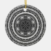 Moon Child Mandala Triple Moon Witch Keramisch Ornament (Voorkant)