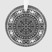 Moon Child Mandala Triple Moon Witch Ornament (voorkant)