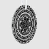 Moon Child Mandala Triple Moon Witch Ornament (voorkant)