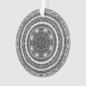 Moon Child Mandala Triple Moon Witch Ornament (voorkant)