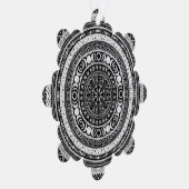 Moon Child Mandala Triple Moon Witch Ornament Kaart (Rechts)