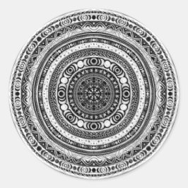Moon Child Mandala Triple Moon Witch Ronde Sticker