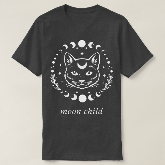 Moon Child New age Mystical Moon Phase Goddess Tar T-shirt (Design voorkant)