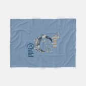 Moon Child Nursery Fleece Deken (Voorkant (Horizontaal))