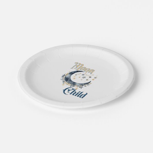 Moon Child Papieren Bordje (Gekanteld)