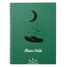 Moon Child Spiral Photo Notitieboek