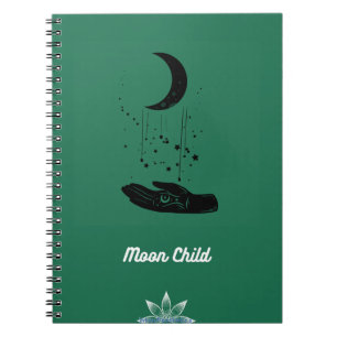 Moon Child Spiral Photo Notitieboek