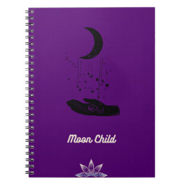 Moon Child Spiral Photo Notitieboek