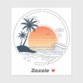 Moon Child Summer Wild 2026 | Boho Astrologie  Sticker (Vel)