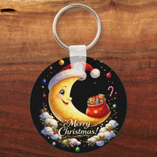 moon christmas sleutelhanger