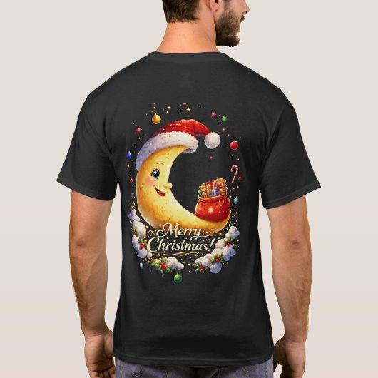 moon christmas t-shirt (Achterkant)