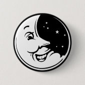 Moon Chuckle Ronde Button 5,7 Cm (Voorkant)