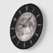 Moon Clock 24 uur Grote Klok (Hoek)
