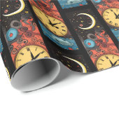 Moon Clock Cadeaupapier (Rol Hoek)