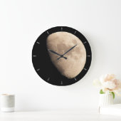 Moon Clock Romantic Moon Wall Clocks personalisere Grote Klok (Huis)