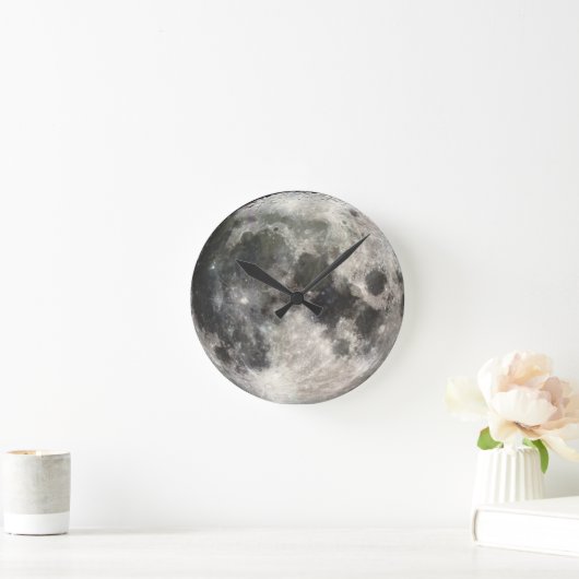 Moon Clock Ronde Klok (Huis)