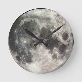 Moon Clock Ronde Klok