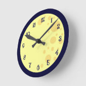 Moon Clock Ronde Klok (Hoek)