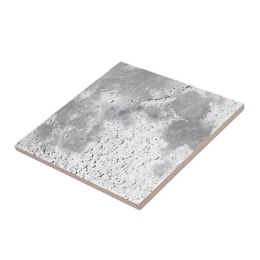 Moon Close-up Texture Tegeltje (Zijkant)