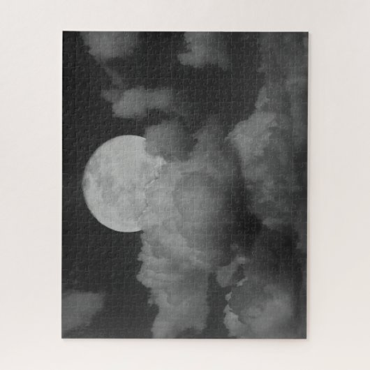 Moon & Clouds Over Kansas Legpuzzel (Verticaal)