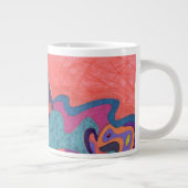 Moon Crashers, abstracte kunst Grote Koffiekop (Rechts)