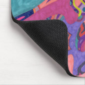 Moon Crashers, abstracte kunst Muismat (Hoek)