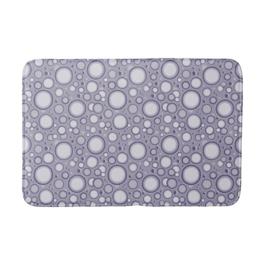 Moon Crater Paars Pattern Bath Mat (Voorkant)