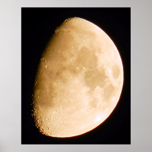 Moon Craters Poster