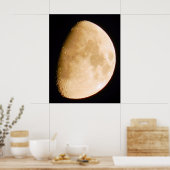 Moon Craters Poster (Keuken)