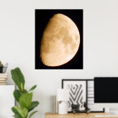 Moon Craters Poster (Thuiskantoor)