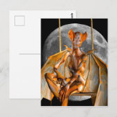 Moon Creature Briefkaart (Voorkant / Achterkant)
