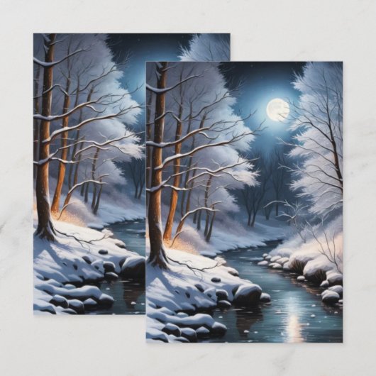 Moon Creek Bedankkaart (Voorkant / Achterkant)