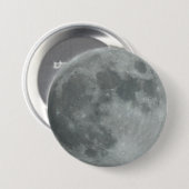Moon Crisp Dark Sky, volledige ronde Button 7,6 Cm (Voorkant /achterkant)