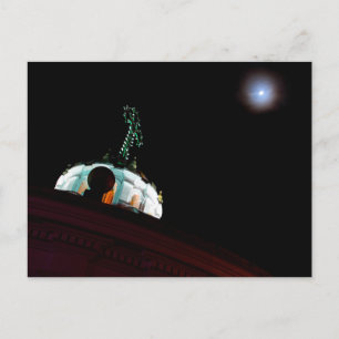 Moon & cross, Quito, Ecuador Briefkaart