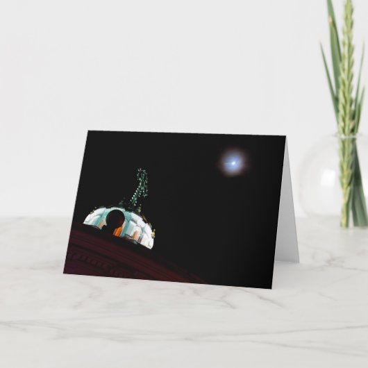 Moon & cross, Quito, Ecuador Kaart (Voorkant)