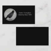 Moon Crow Standard, 3,5 inch x 2,0 inch Visitekaar Visitekaartje (Voorkant / Achterkant)