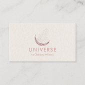 Moon Crystal Energy Healer QR-code Visitekaartje (Voorkant)