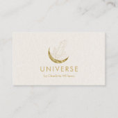 Moon Crystal Energy Healer QR-code Visitekaartje (Voorkant)