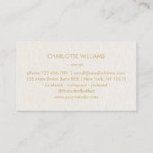 Moon Crystal Energy Healer Visitekaartje (Achterkant)