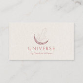 Moon Crystal Energy Healer Visitekaartje (Voorkant)