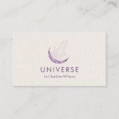 Moon Crystal Energy Healer Visitekaartje (Voorkant)