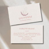 Moon Crystal Energy Healer Visitekaartje