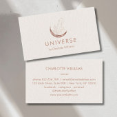 Moon Crystal Energy Healer Visitekaartje