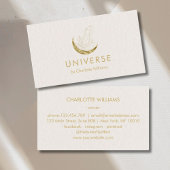 Moon Crystal Energy Healer Visitekaartje