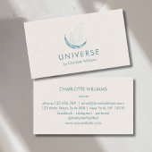 Moon Crystal Energy Healer Visitekaartje
