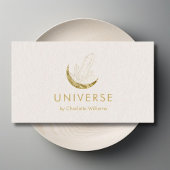 Moon Crystal Energy Healer Visitekaartje